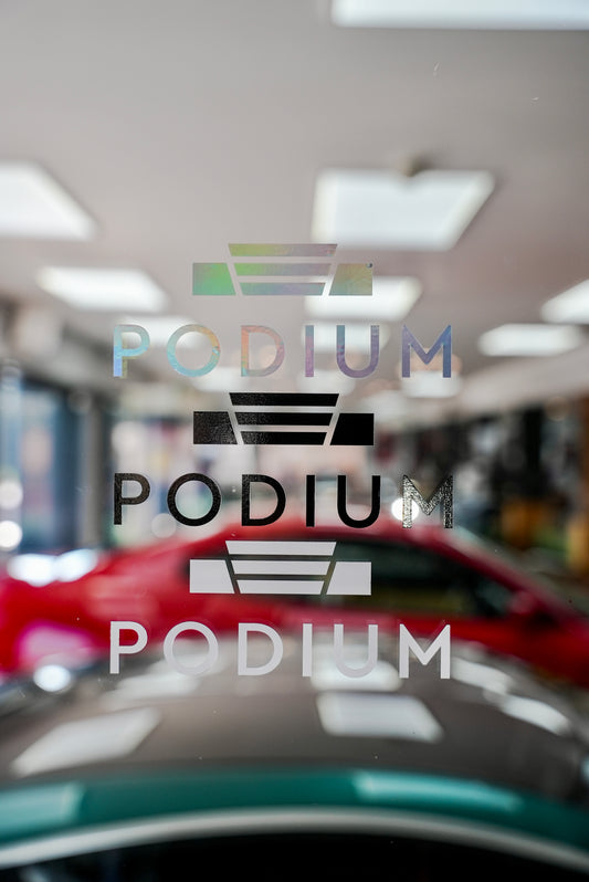 Podium Logo Sticker 150mm